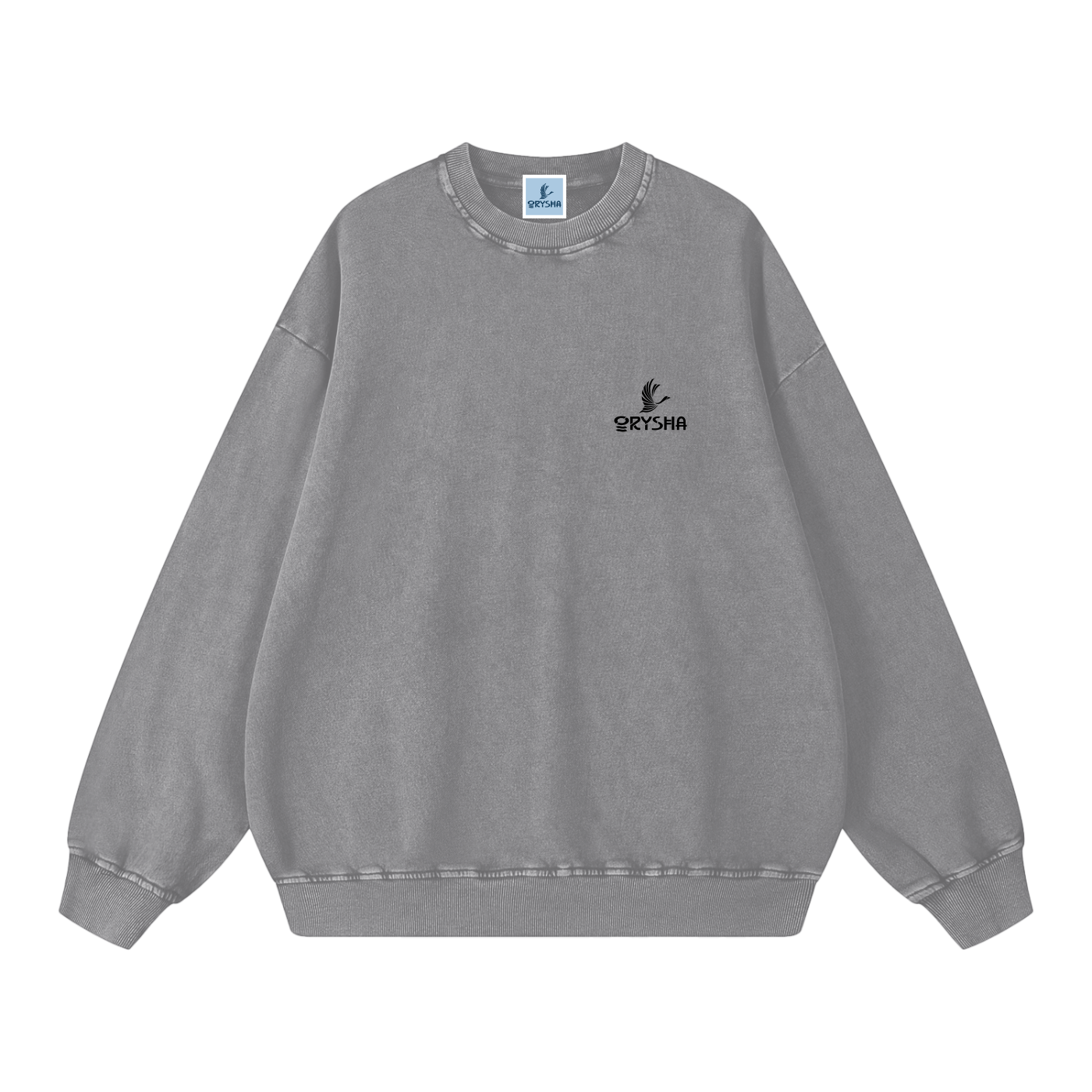 Unisex Essential Snow Washed Oversized Sweatshirt