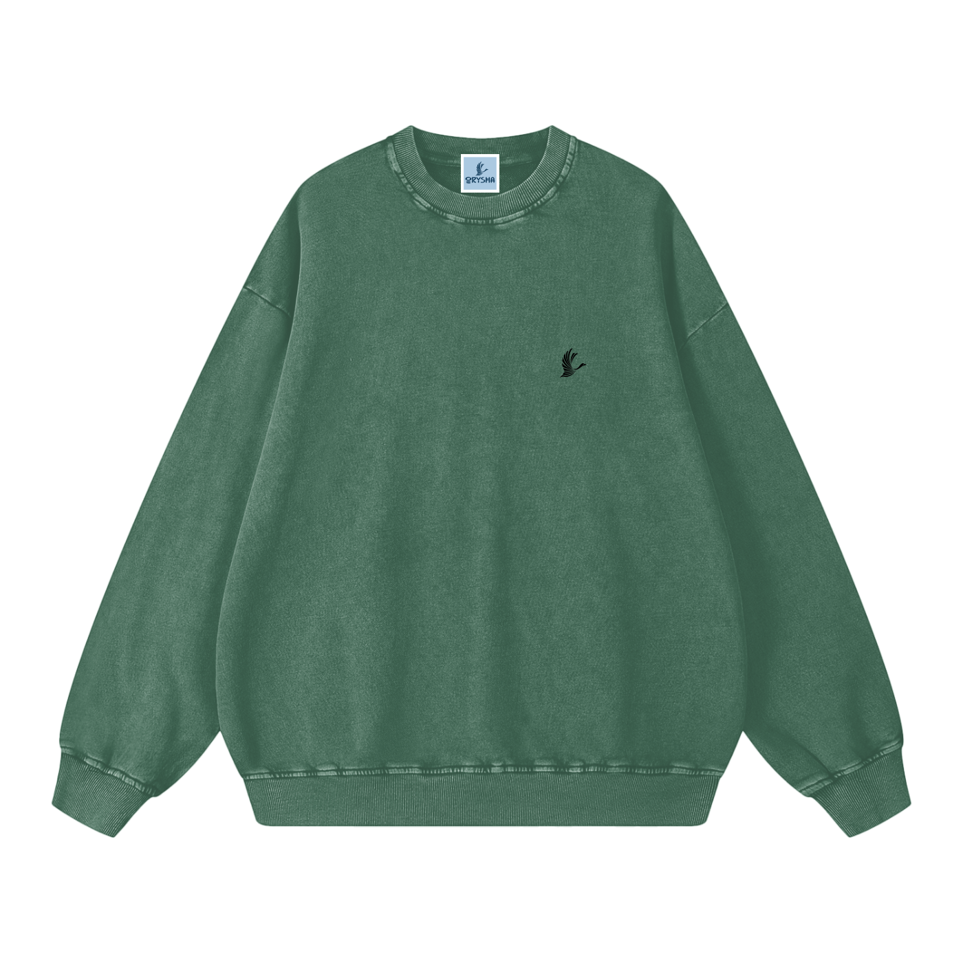 Men’s Essential Vintage Snow Washed Oversized Sweatshirt