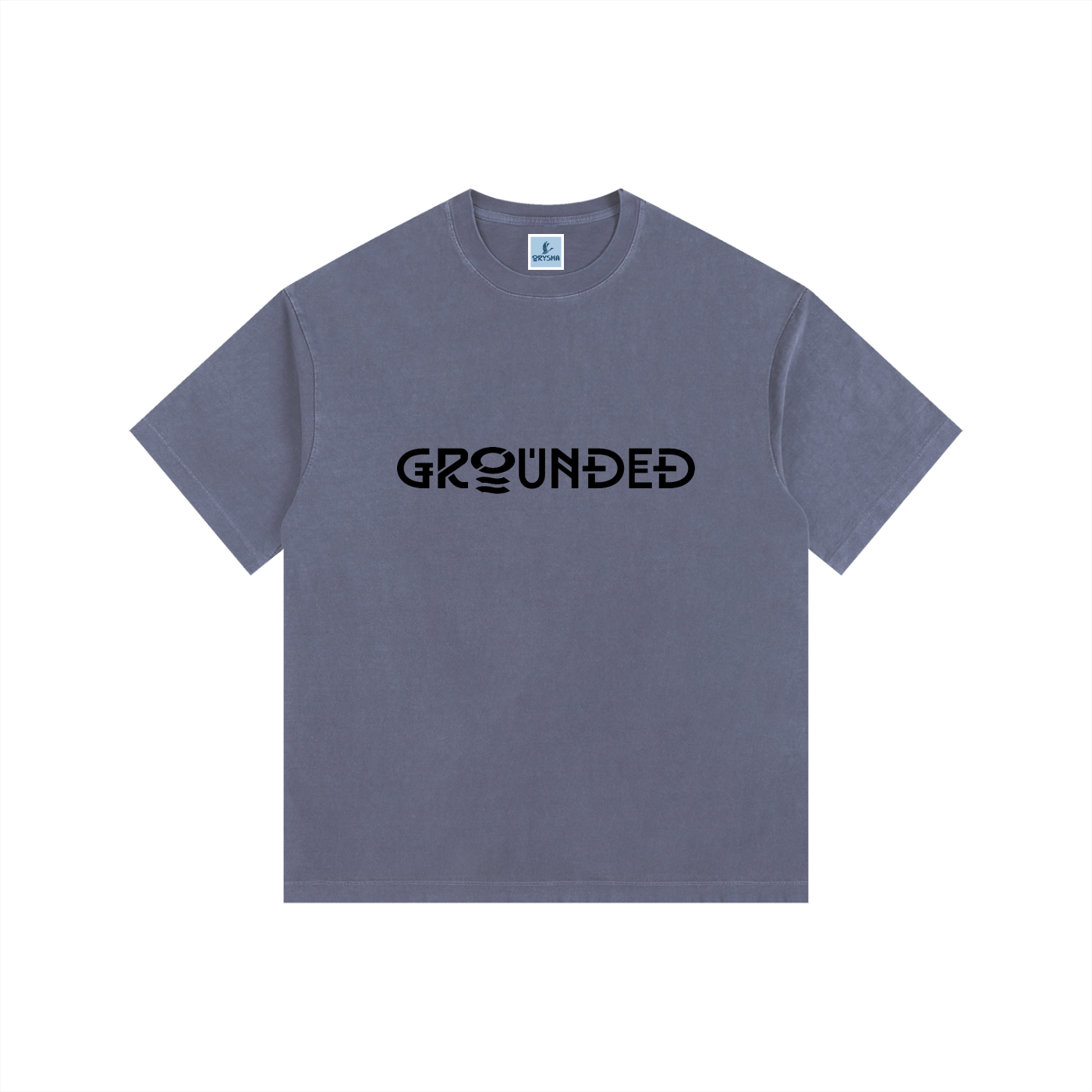 Unisex “Grounded” Vintage Washed Oversized Cotton T-Shirt