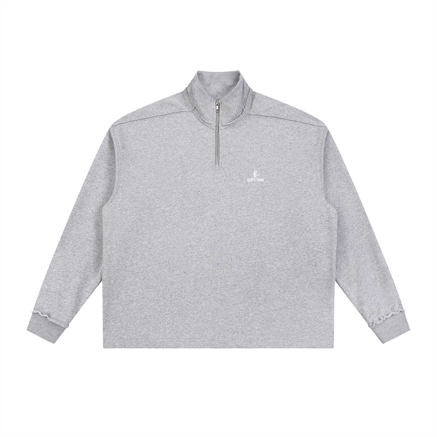 Unisex Heavyweight Essentials Half-Zip Rolled Edge Fleece Sweatshirt