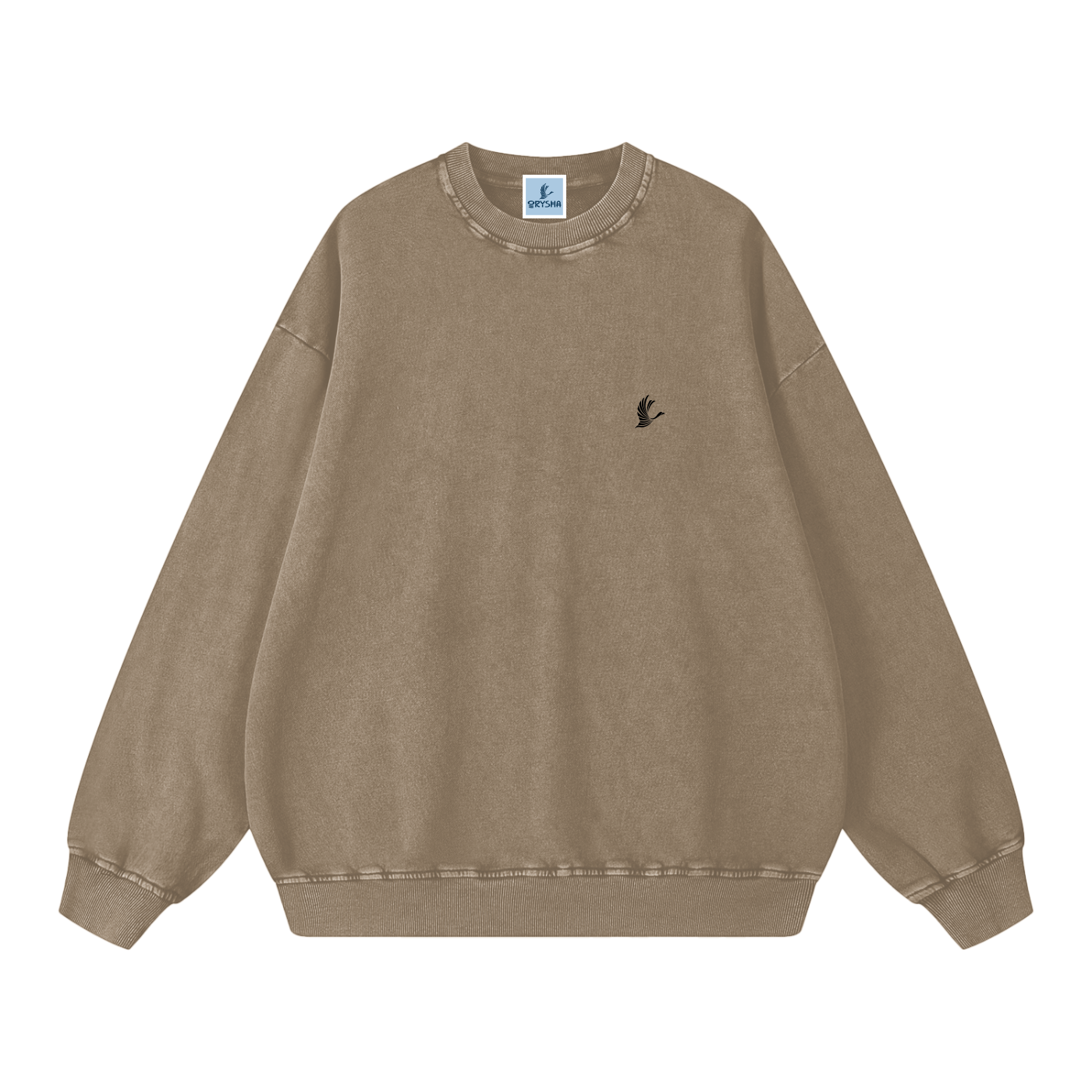 Women’s Essential Vintage Snow Washed Oversized Sweatshirt