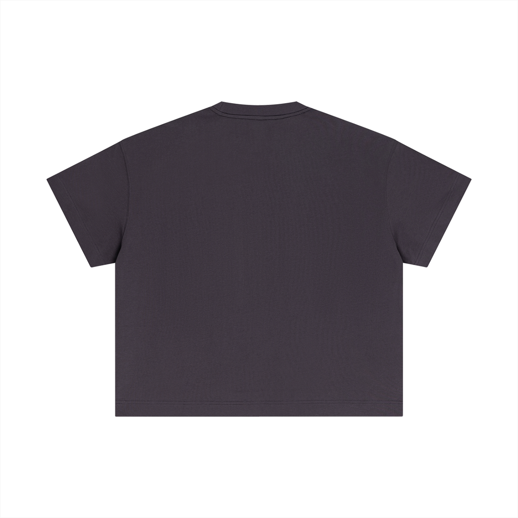 Camiseta Boxy de Algodón Grueso Esencial para Hombre