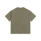 Camiseta Oversize de Algodón "Grounded" Lavado Vintage para Mujer