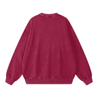 Sudadera extragrande esencial de mujer con efecto lavado a la nieve