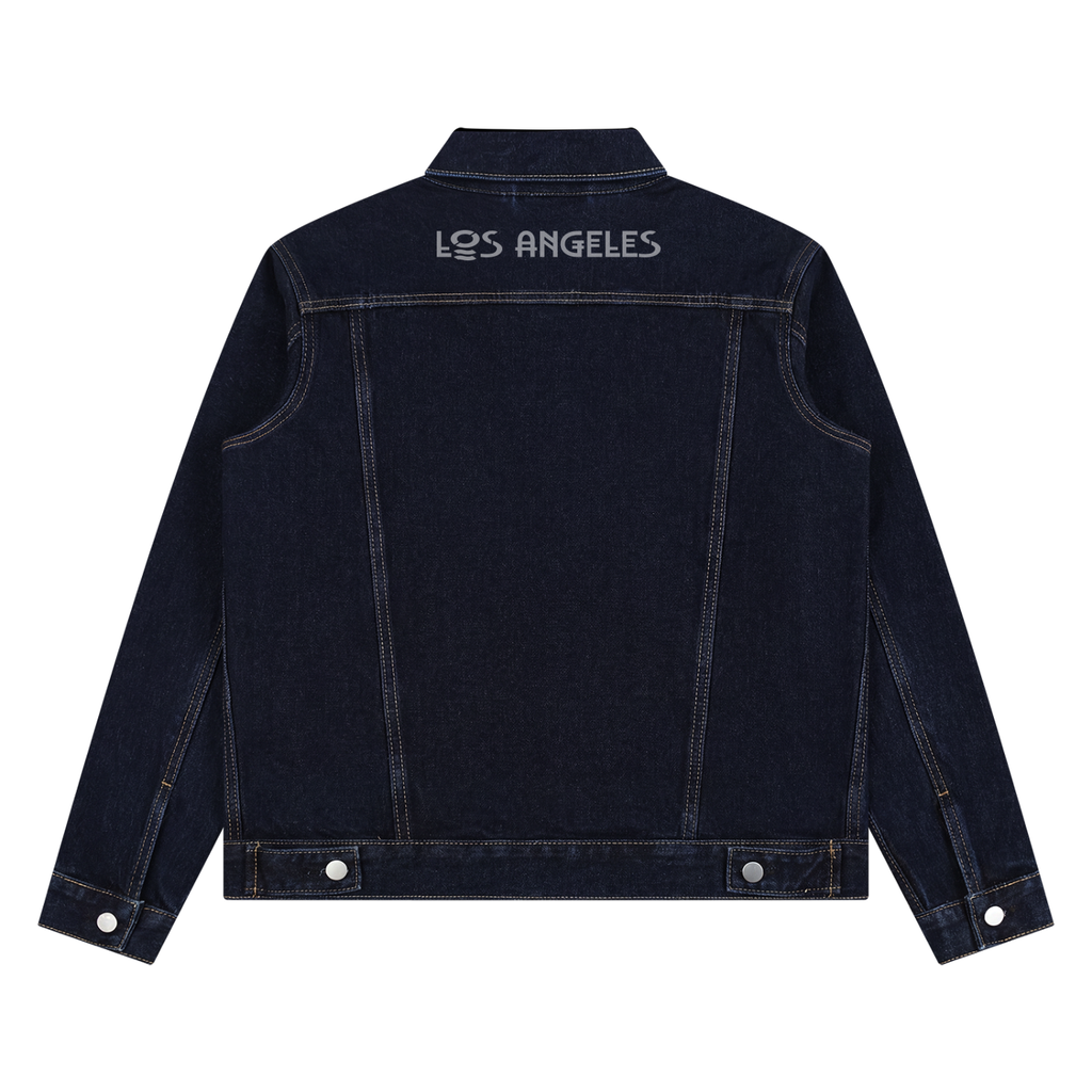Chaqueta vaquera "Legend Made" con lavado vintage para hombre