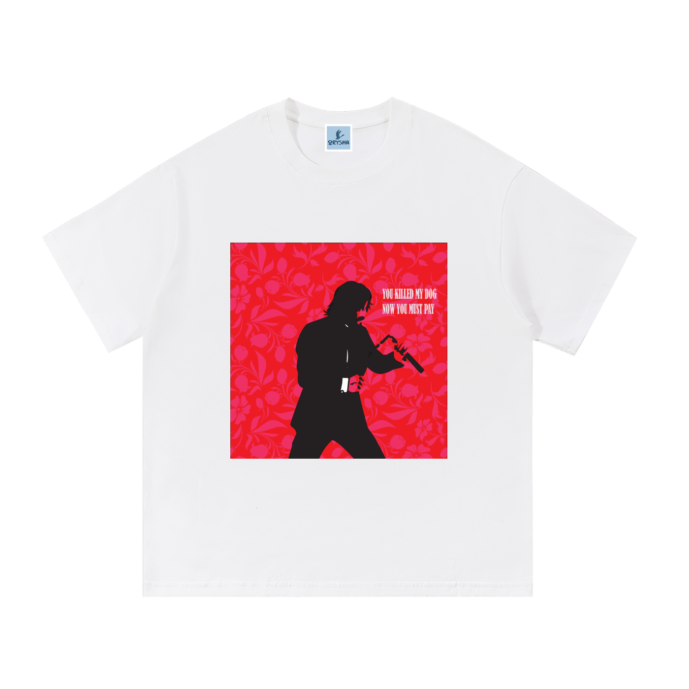 Men's “No Mercy Code” Graphic Cotton T-Shirt