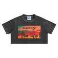 Women’s "Sweet Life" Vintage Snow Washed Crop Top