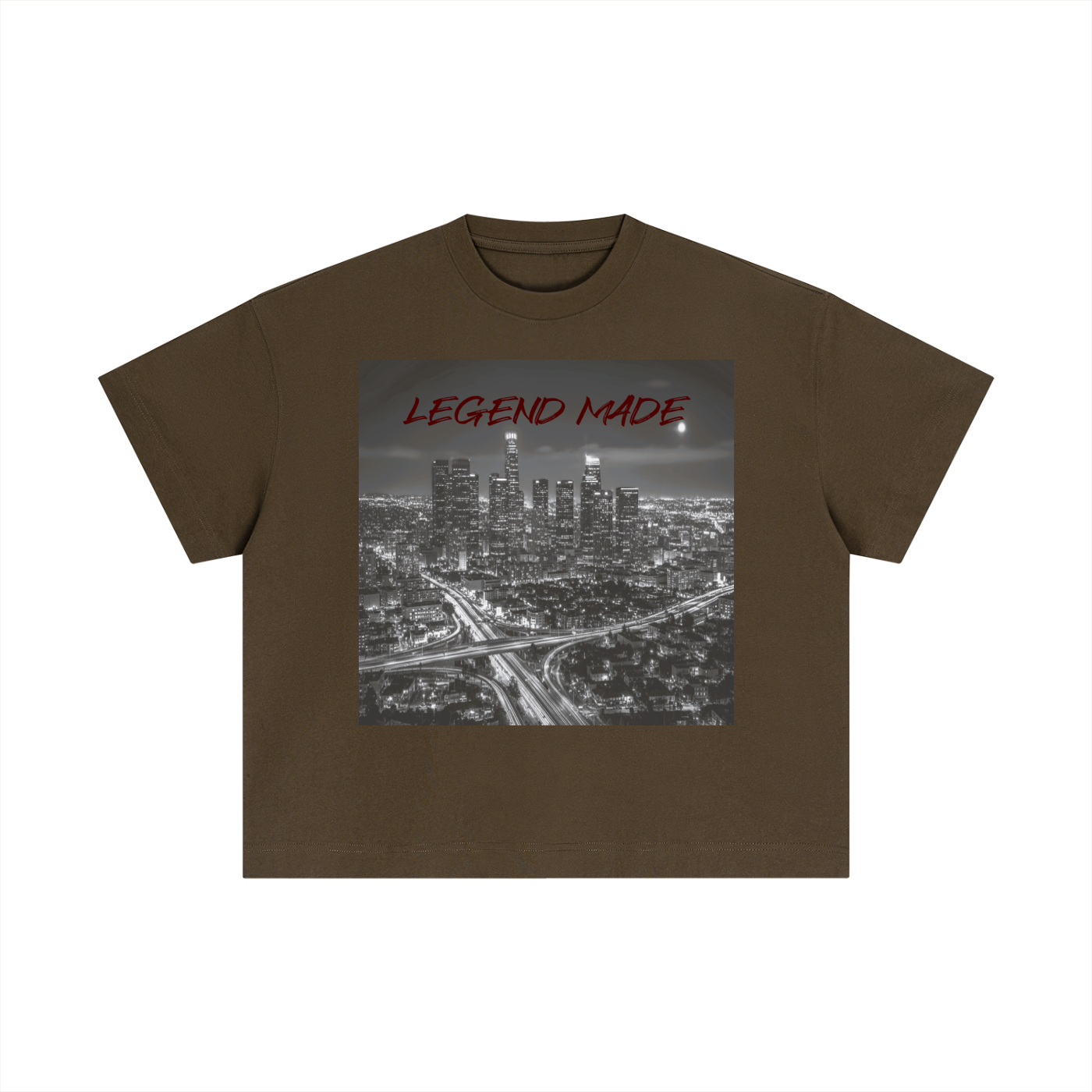Men's "Legend Made" Cotton Graphic Boxy T-Shirt