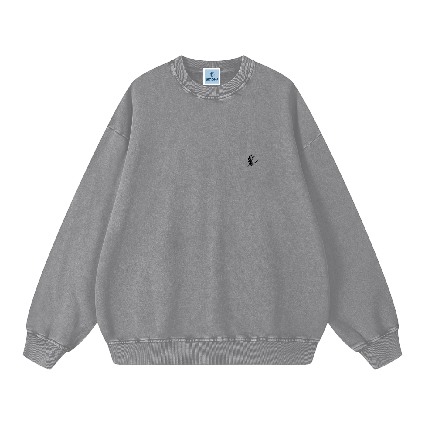Women’s Essential Vintage Snow Washed Oversized Sweatshirt
