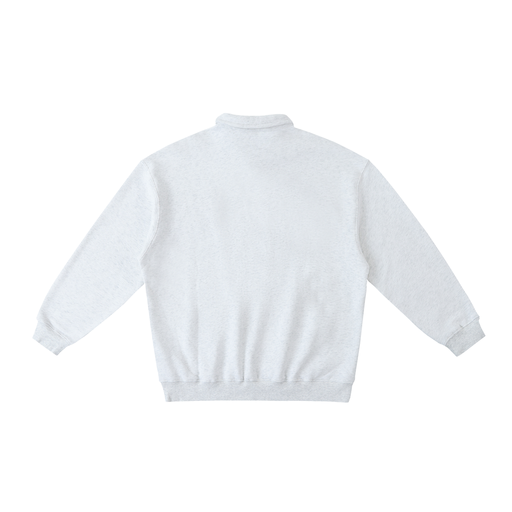 Sudadera Polo Relajada Pesada Esencial Unisex