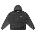 Women's "Legend Koi" Snow Wash Oversized Zip-Up Jacket