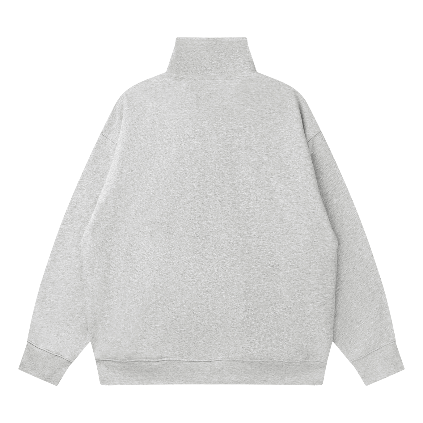 Unisex Essential Quarter-Zip Drop Shoulder Sweatshirt