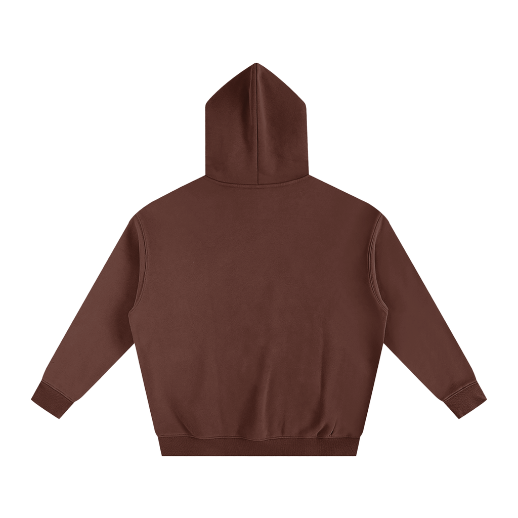 Sudadera con capucha de felpa oversized suave esencial para mujer