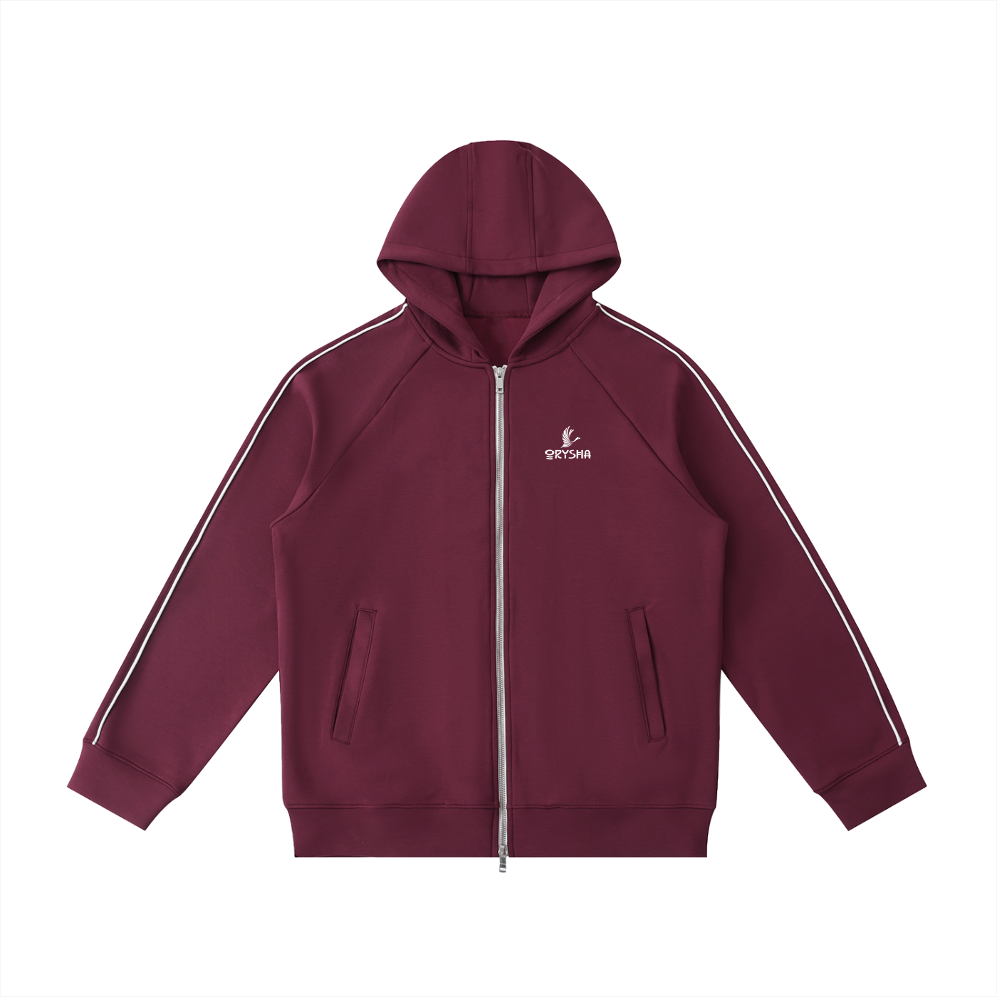 Unisex Essential Heavyweight Raglan Sleeve Zip Hoodie