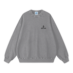 Sudadera extragrande esencial deslavada para hombre