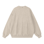 Sudadera extragrande "LA" Snow Washed para mujer