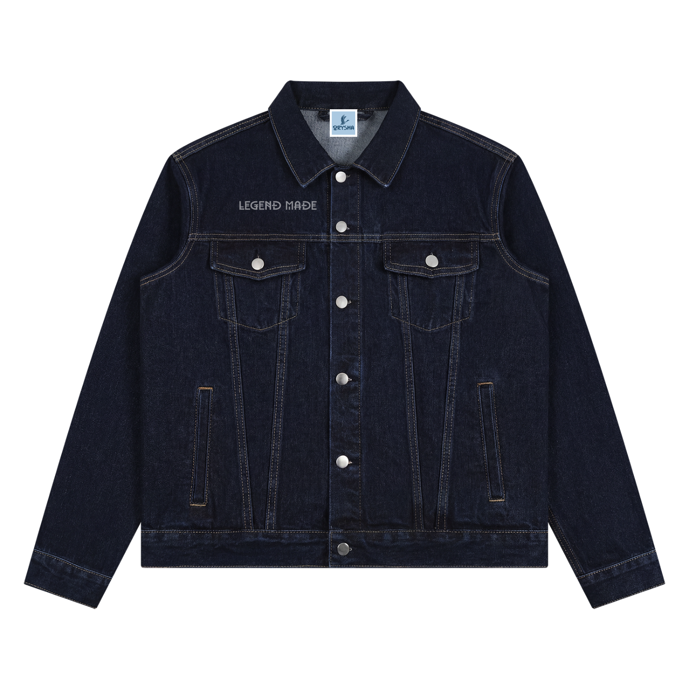 Unisex "Legend Made" Vintage Wash Denim Jacket
