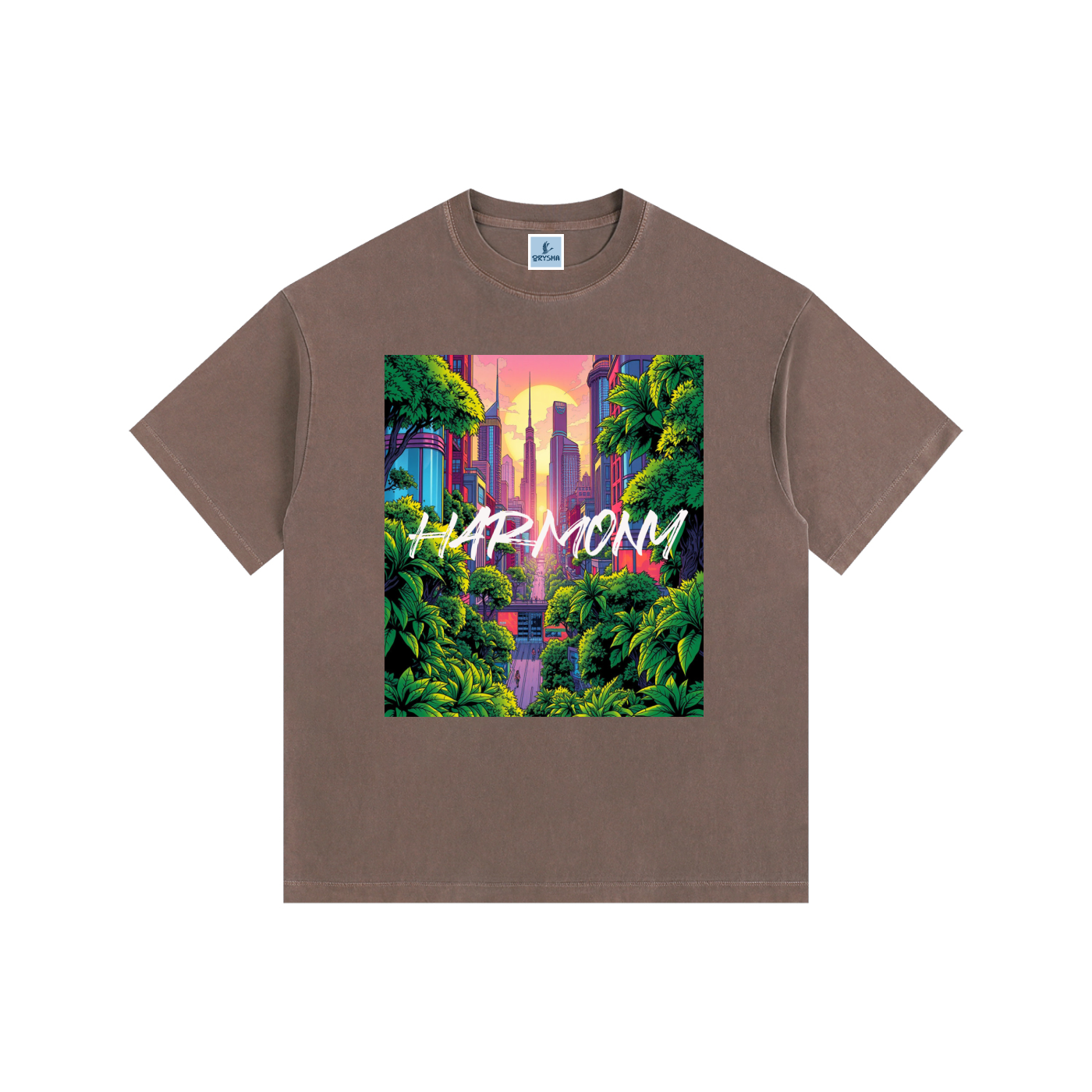 Women’s “Harmony” Vintage Washed Oversized Cotton T-Shirt