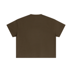 Camiseta de algodón ancha y esencial para mujer