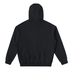 Sudadera con capucha y cremallera de hombre con hombros caídos