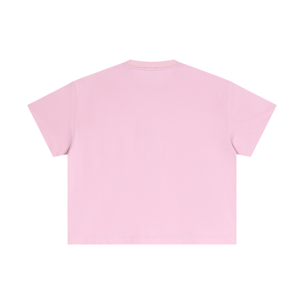 Camiseta Boxy de Algodón Grueso Esencial para Hombre