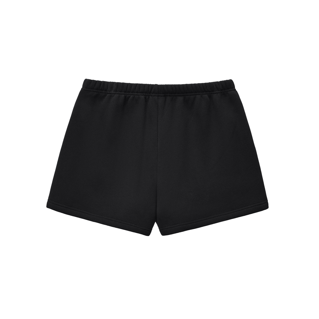 Pantalones cortos de chándal de felpa esenciales con cordón