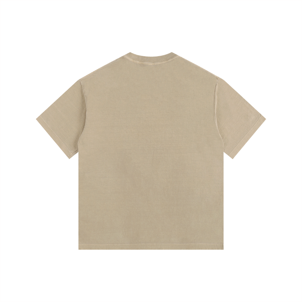 Camiseta Oversize de Algodón "Grounded" Lavado Vintage para Mujer