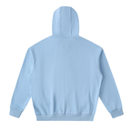 Sudadera con capucha y cremallera de mujer con hombros caídos