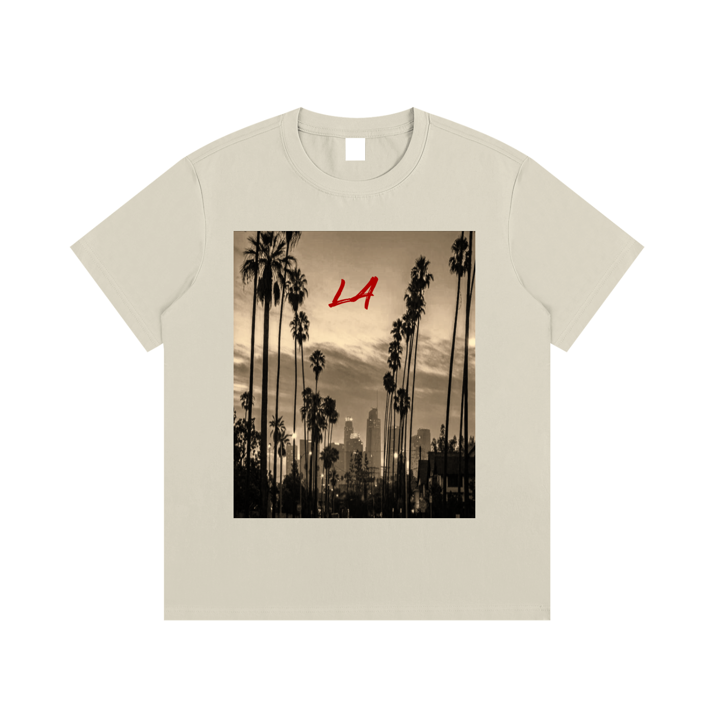Unisex "LA" Cotton Graphic T-Shirt