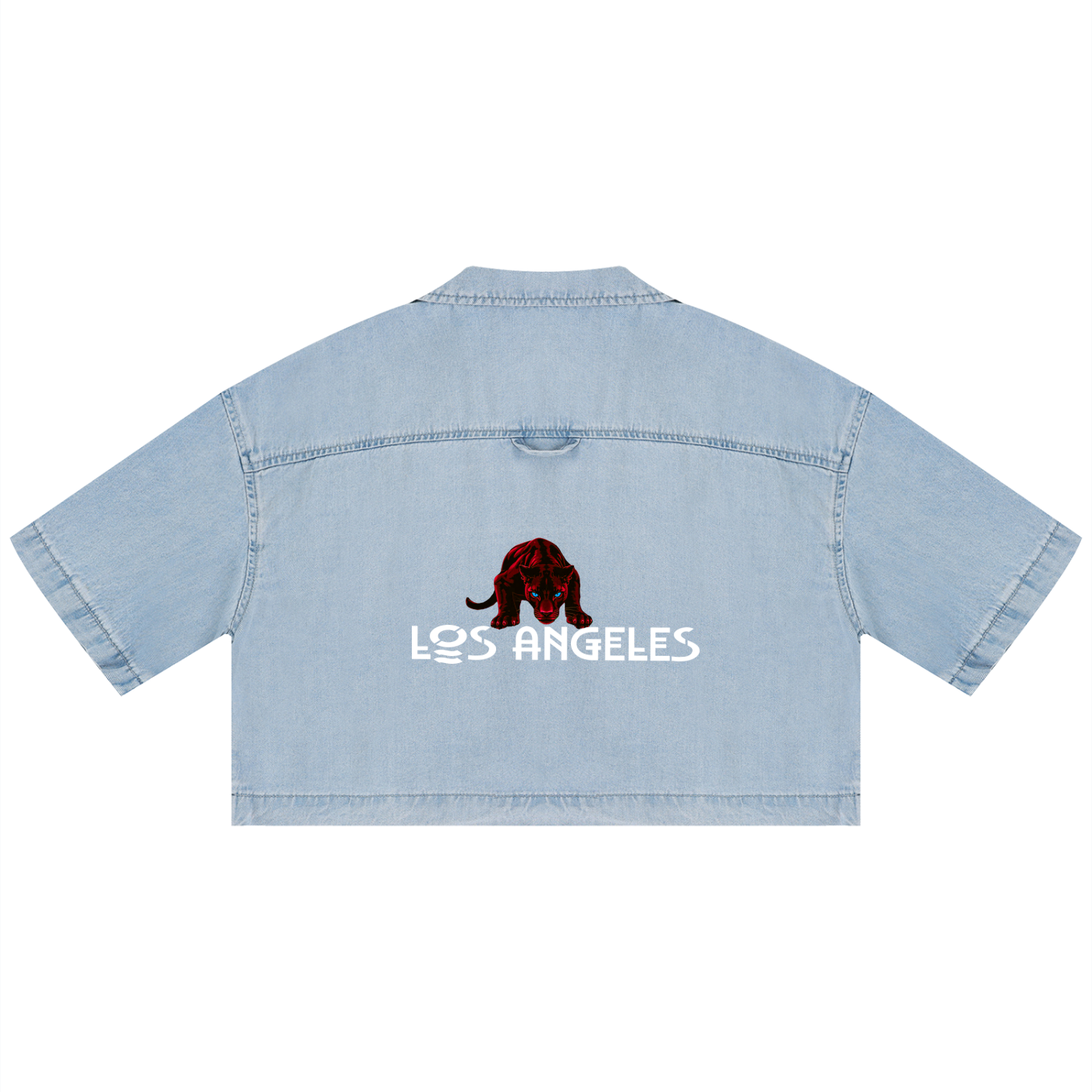Women's Vintage Wash Boxy Cropped Shirt