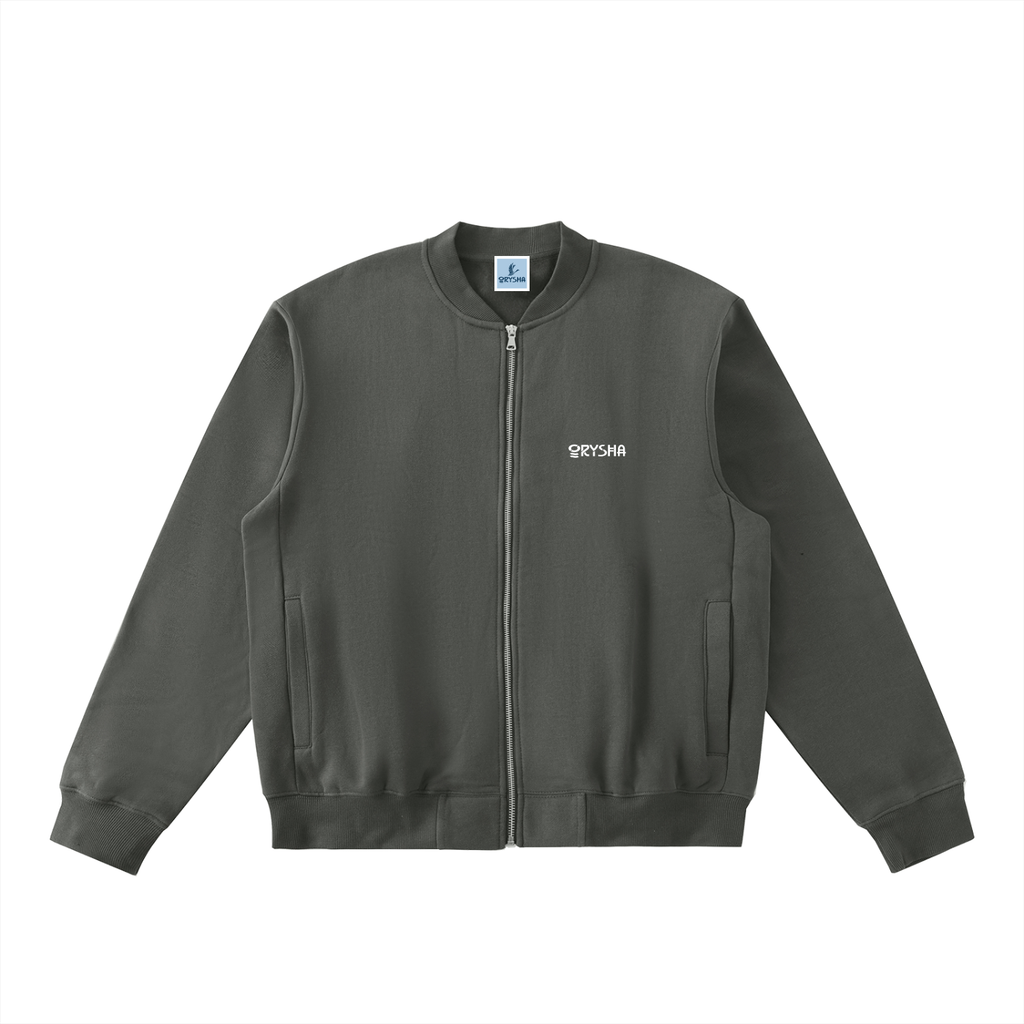 Chaqueta universitaria unisex de felpa "Midnight Panther"