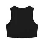 Camiseta corta ajustada con cuello redondo "Los Angeles" para mujer