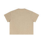 Camiseta de algodón ancha y esencial para mujer
