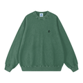 Unisex Essential Vintage Snow Washed Oversized Sweatshirt