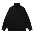 Men's Essential Quarter-Zip Drop Shoulder Sweatshirt