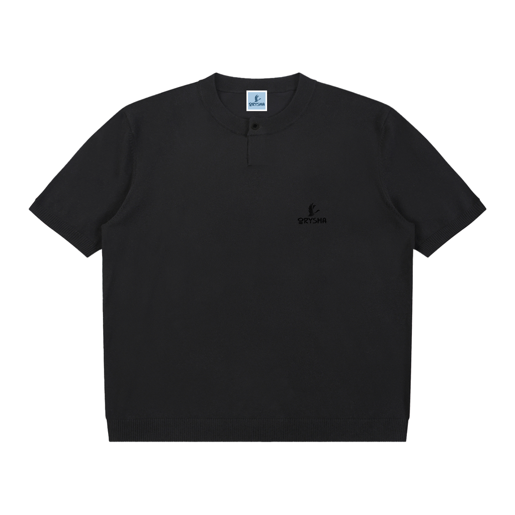 Camiseta de punto de manga corta Essential Heavy para hombre