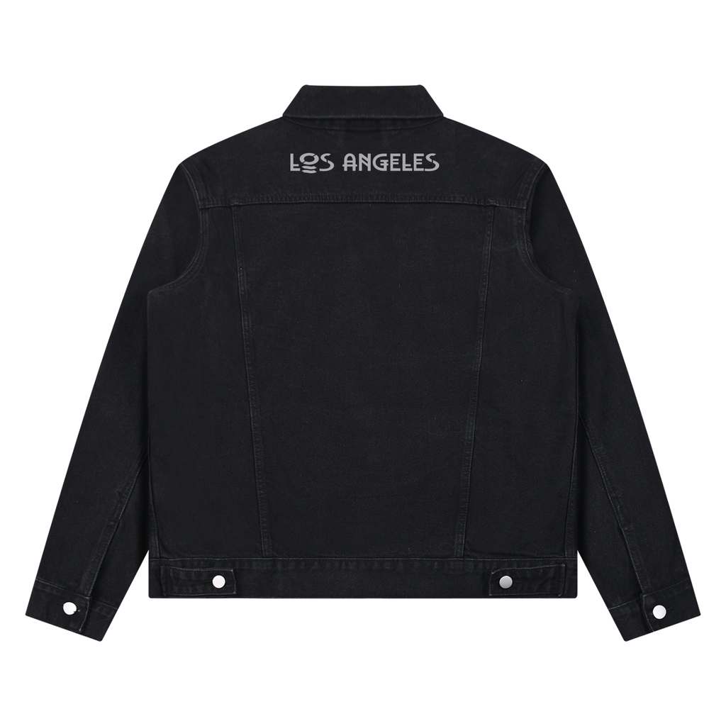 Chaqueta vaquera "Legend Made" con lavado vintage para hombre