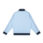 Chaqueta deportiva de mujer con cremallera y manga raglán