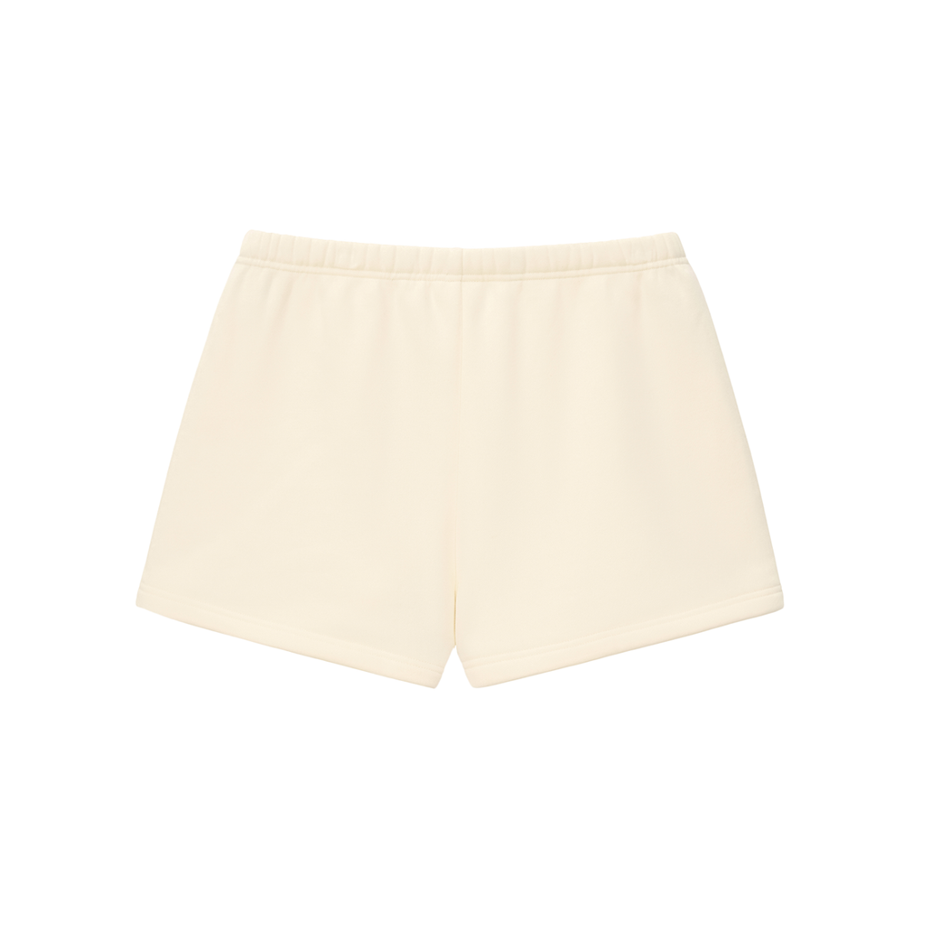 Pantalones cortos de chándal de felpa esenciales con cordón