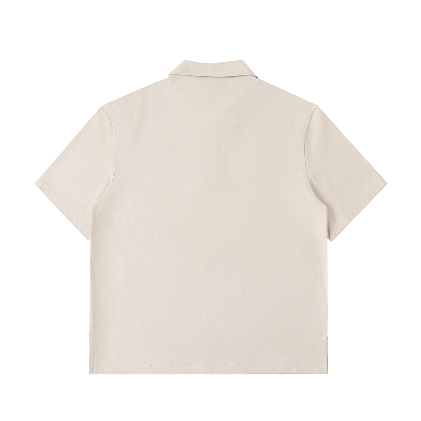 Unisex Essential Half-Zip Cotton Polo Shirt