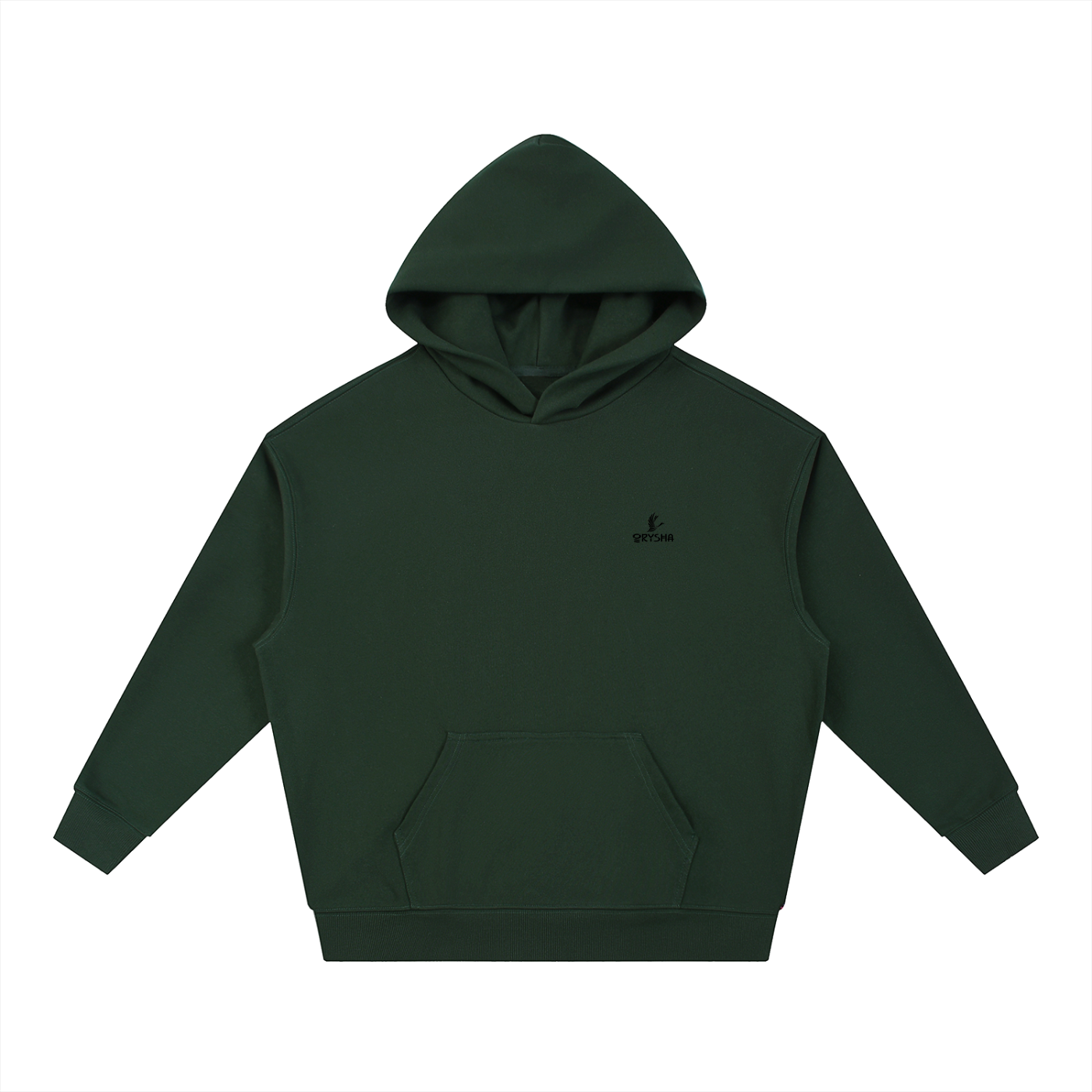Oversized boxy heavyweight hoodie with drop shoulder fit