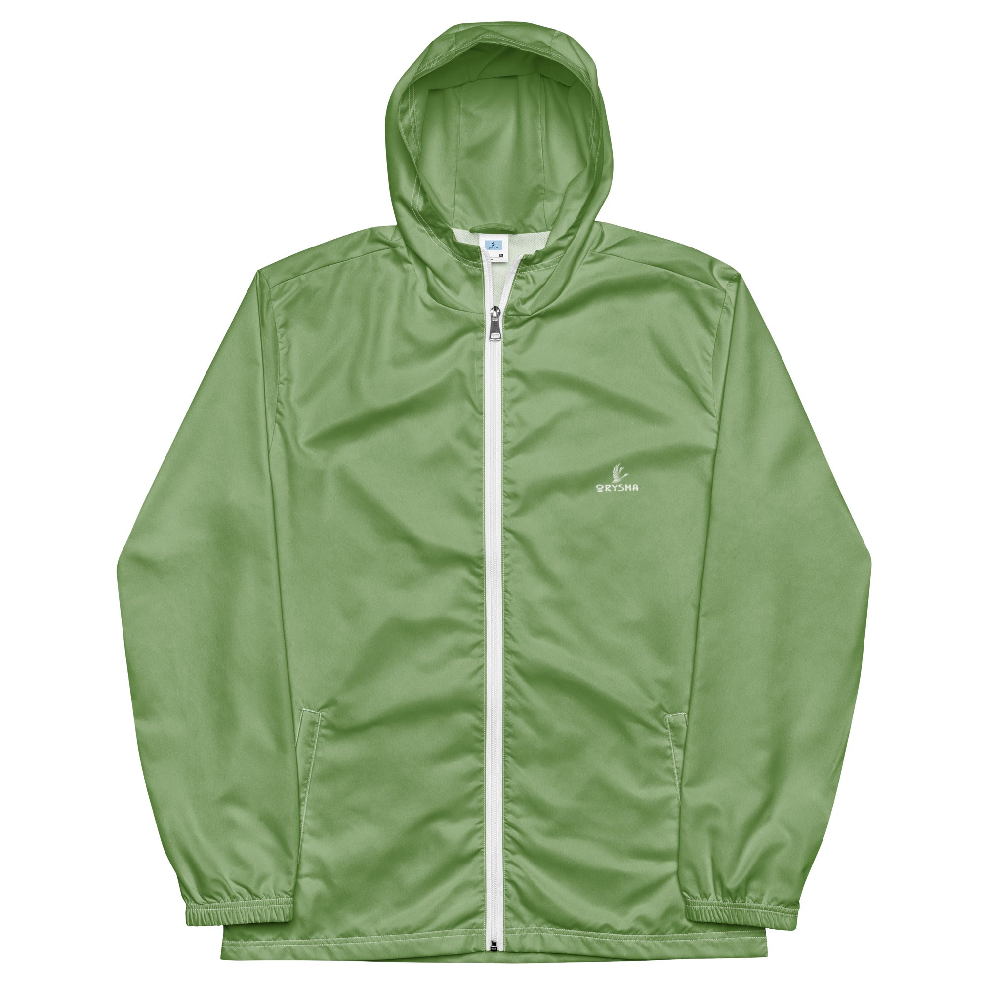 Green Windbreker with logo