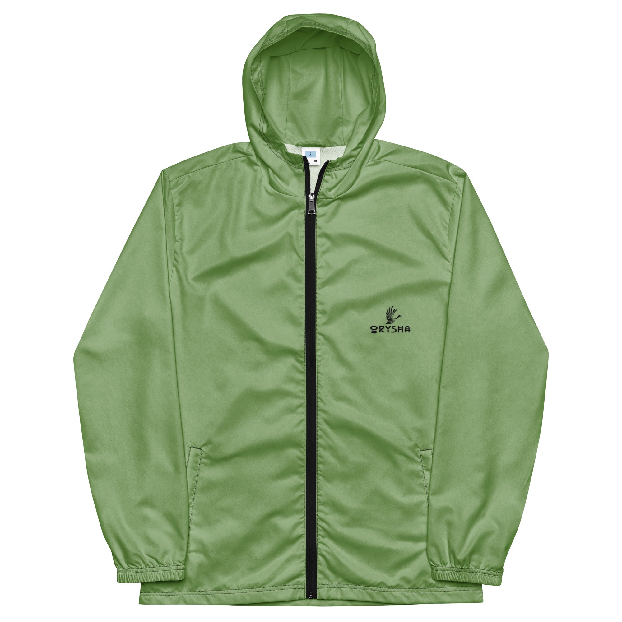 Green Windbreker with logo