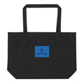 Orysha Large Eco Tote Bag made from certified organic cotton featuring a spacious open compartment, flat-bottom design, and durable shoulder straps.