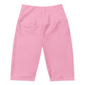Women’s high-waisted biker shorts with sculpting fit and stretch fabric for activewear and streetwear