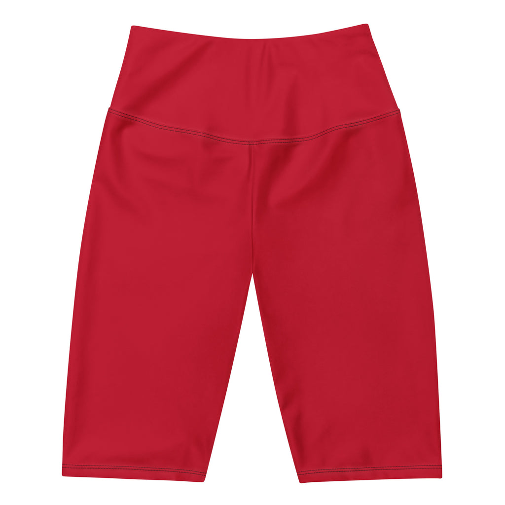 Women’s high-waisted biker shorts with sculpting fit and stretch fabric for activewear and streetwear
