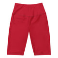 Women’s high-waisted biker shorts with sculpting fit and stretch fabric for activewear and streetwear