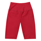 Women’s high-waisted biker shorts with sculpting fit and stretch fabric for activewear and streetwear