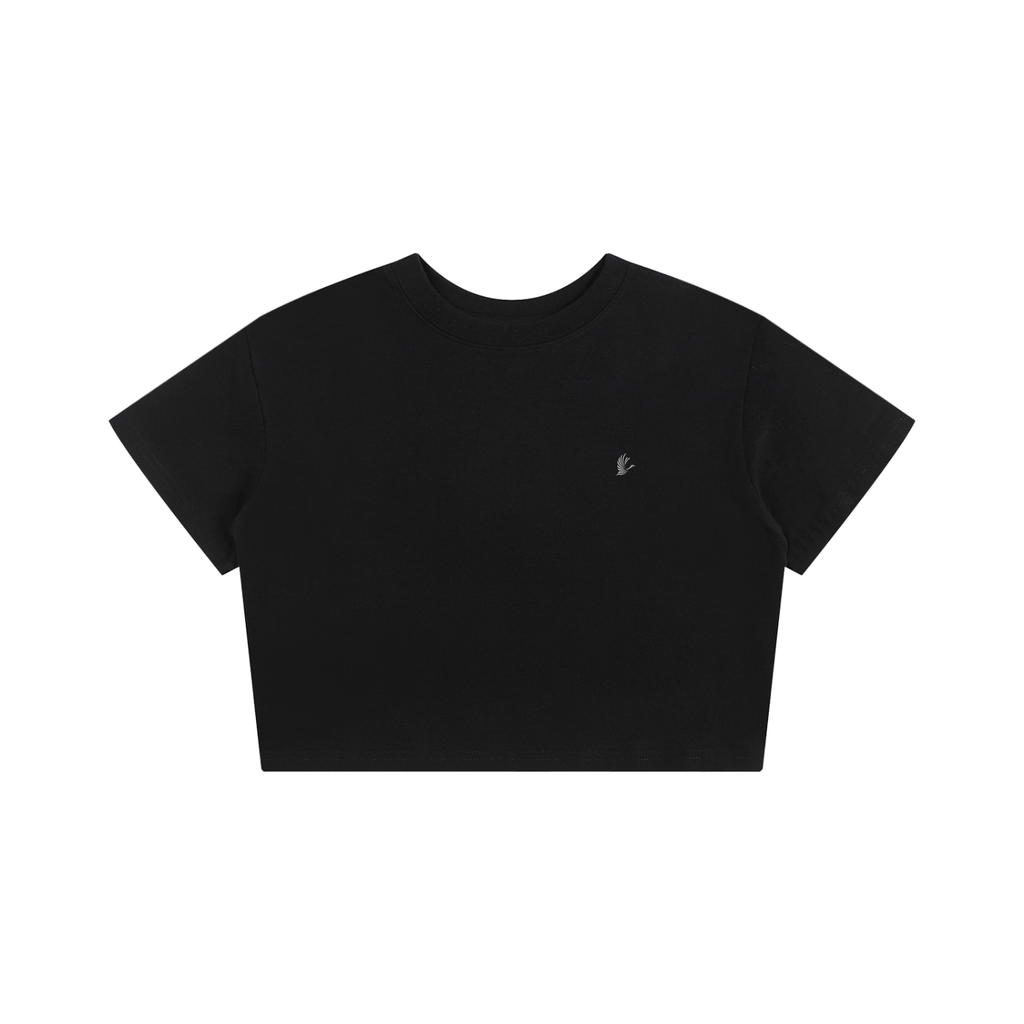 Women’s fitted seamless cotton baby tee with minimalist design soft lightweight streetwear top