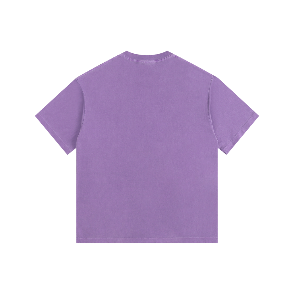 Camiseta Oversize de Algodón "Grounded" Lavado Vintage para Mujer